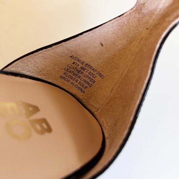 NIB ABEO Avenue Strap Metatarsal Black Patent - Picture 7 of 10